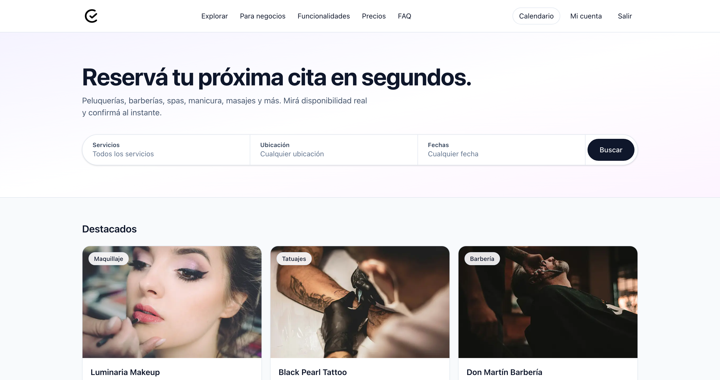 Botón Registrarme en la página principal de Citauno